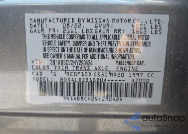 3N1AB8CV2NY290424: 42688000