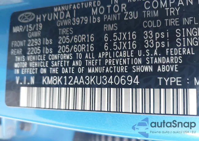 KM8K12AA3KU340694: 42688160