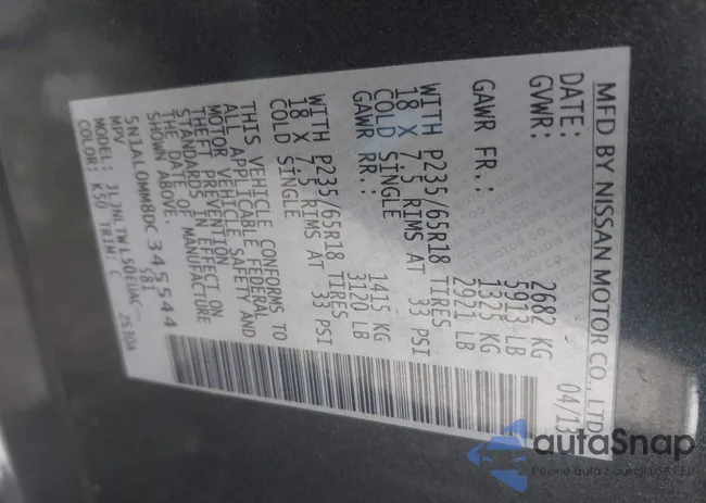 5N1AL0MM8DC345544: 42689597