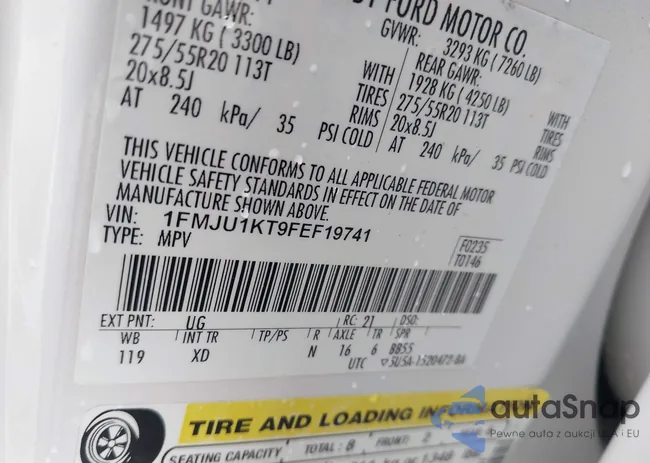 1FMJU1KT9FEF19741: 42689814