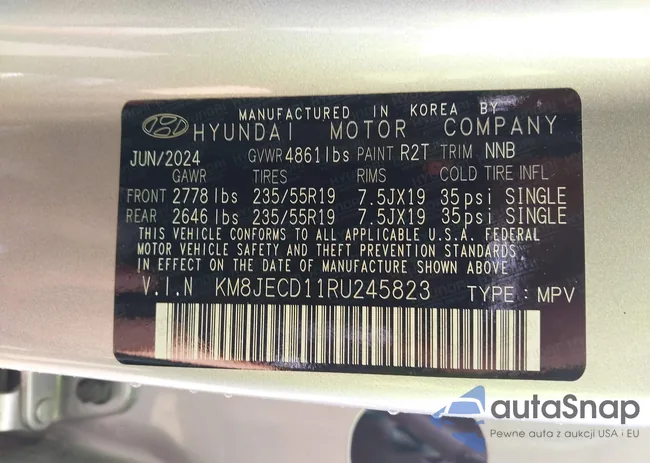 KM8JECD11RU245823: 42689858