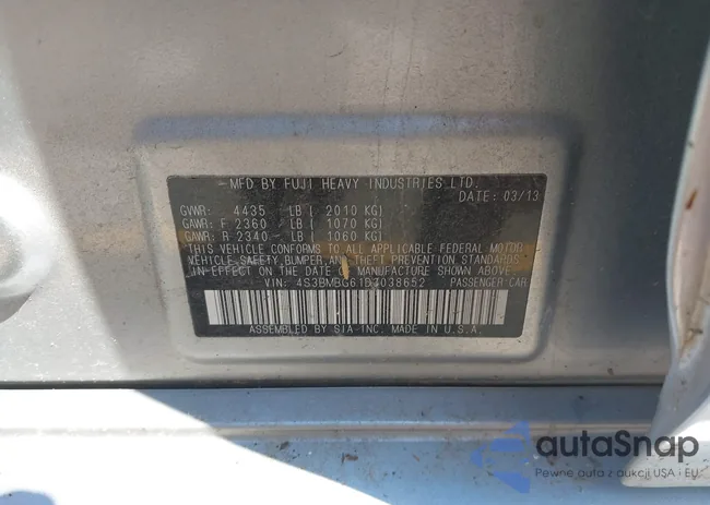 4S3BMBG61D3038652: 42688924