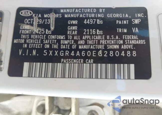 5XXGR4A60EG280488: 42689017