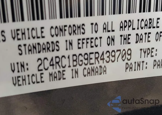 2C4RC1BG9ER439709: 42689021