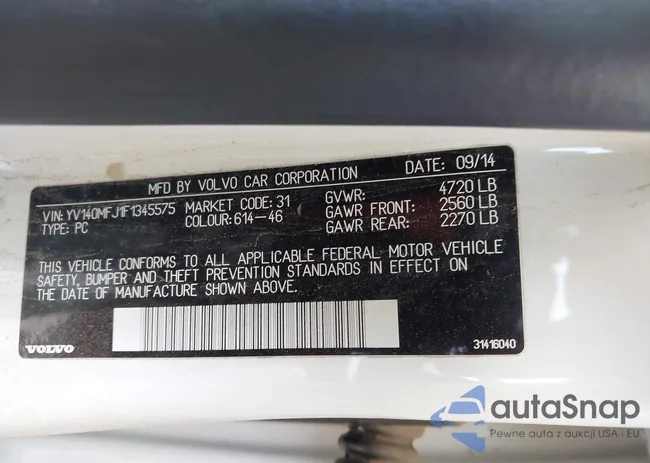 YV140MFJ1F1345575: 42689025