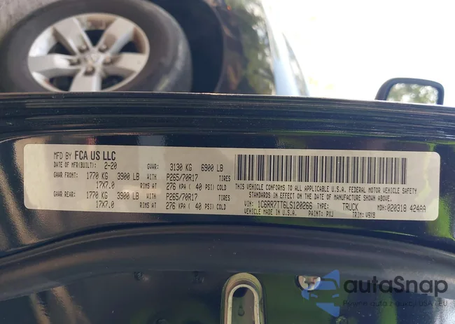 1C6RR7TT6LS120266: 42689082