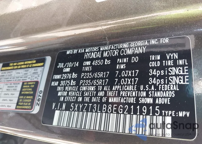 5XYZT3LB8EG211915: 42689152