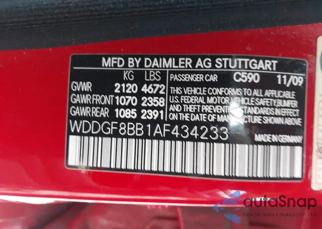 WDDGF8BB1AF434233: 42689174