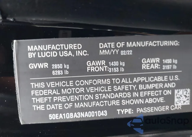 50EA1GBA3NA001043: 42690352