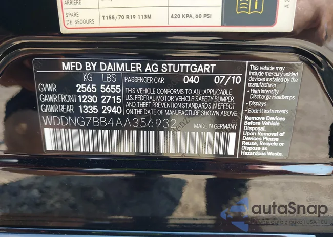 WDDNG7BB4AA356932: 42690475