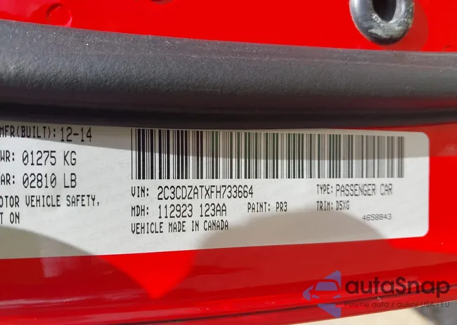 2C3CDZATXFH733664: 42690595