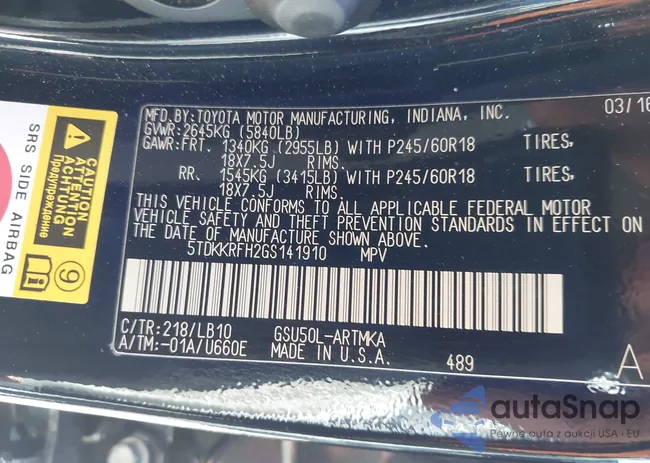 5TDKKRFH2GS141910: 42690723