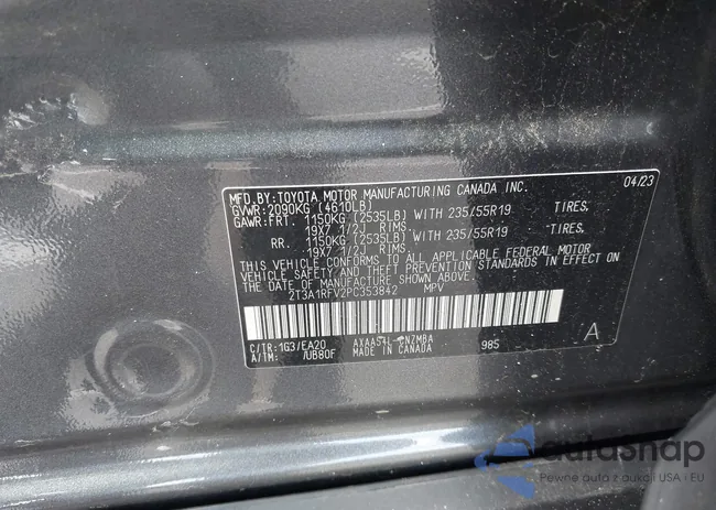 2T3A1RFV2PC353842: 42690775