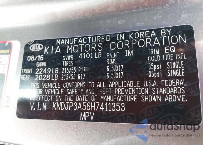 KNDJP3A56H7411353: 42690797