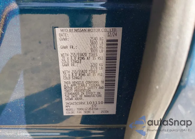 5N1AZ3CS8SC103110: 42690818