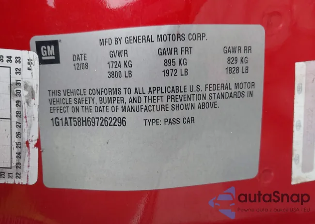 1G1AT58H697262296: 42690106