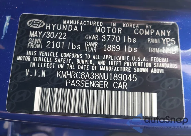 KMHRC8A38NU189045: 42690209