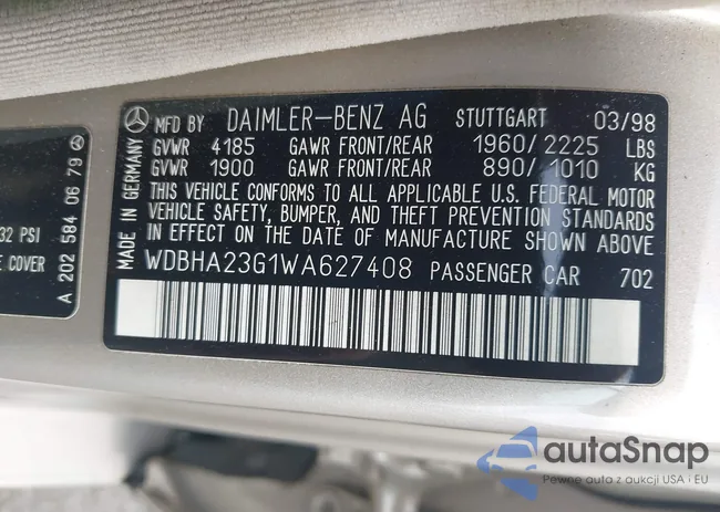 WDBHA23G1WA627408: 42691561