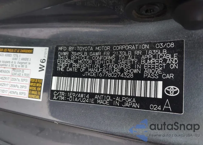 JTKDE167780274328: 42691720