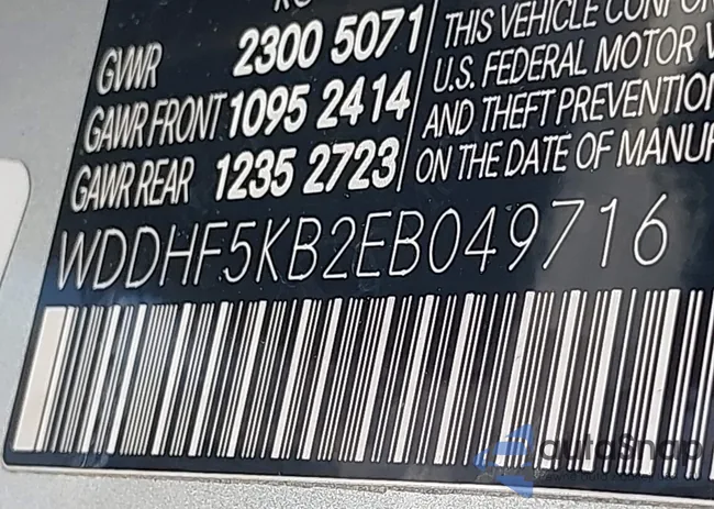 WDDHF5KB2EB049716: 42690895