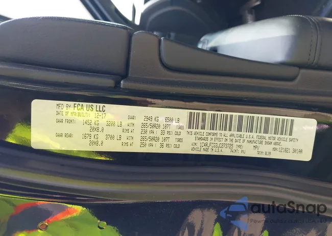 1C4RJFCG3JC273725: 42691202