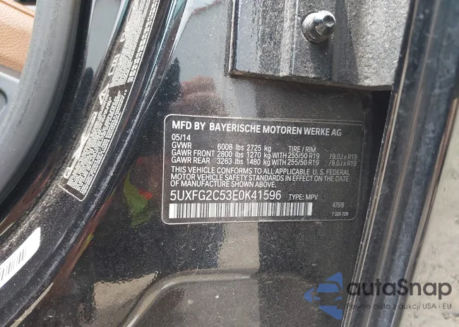 5UXFG2C53E0K41596: 42692357