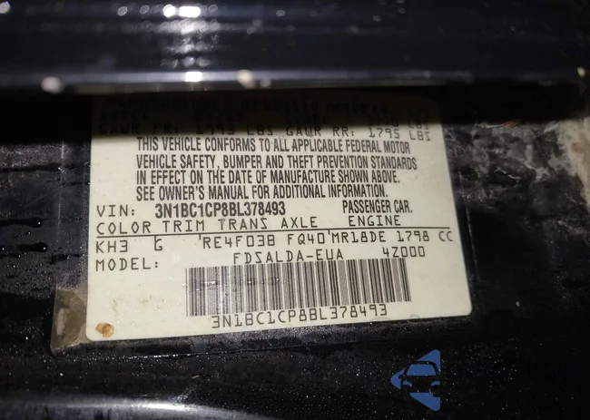 3N1BC1CP8BL378493: 42692377