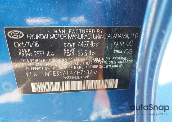 5NPE34AF4KH748957: 42692563