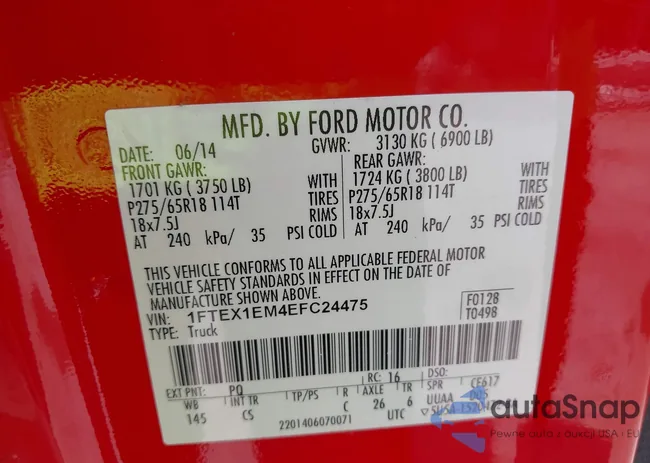 1FTEX1EM4EFC24475: 42692573