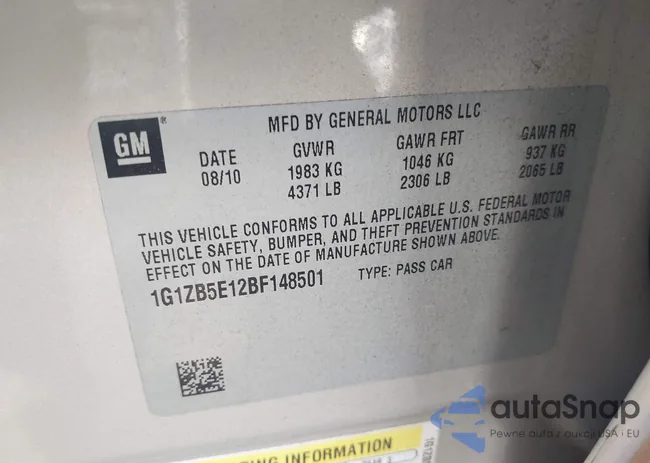 1G1ZB5E12BF148501: 42692723