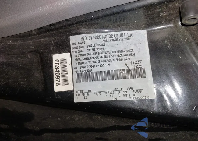 1FAFP4041YF233559: 42692836