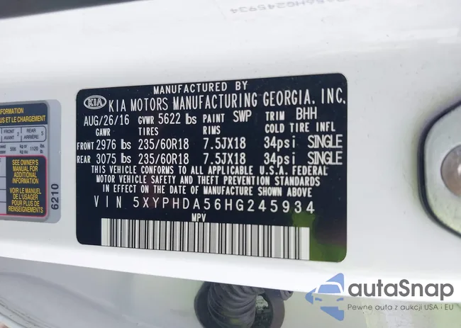 5XYPHDA56HG245934: 42692837