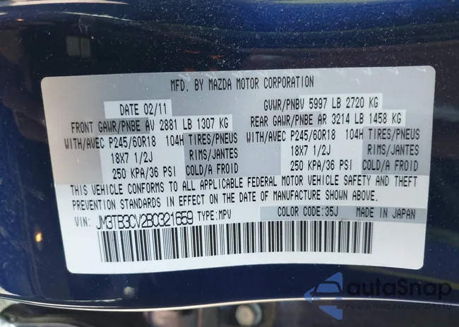 JM3TB3CV2B0321659: 42692839