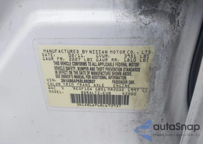 3N1AB6AP6BL693937: 42691901