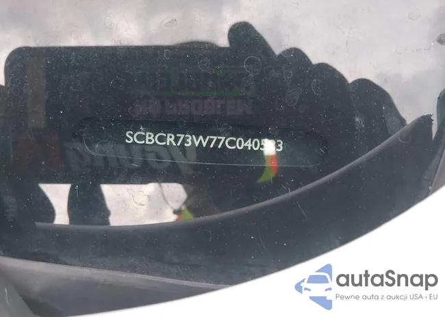 SCBCR73W77C040583: 42692141