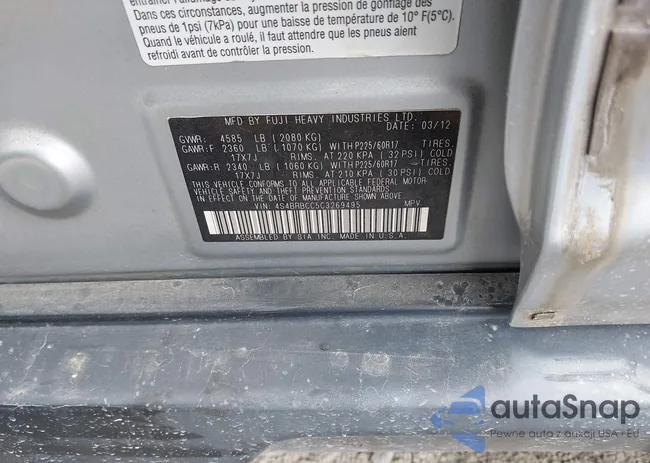 4S4BRBCC5C3269495: 42693511