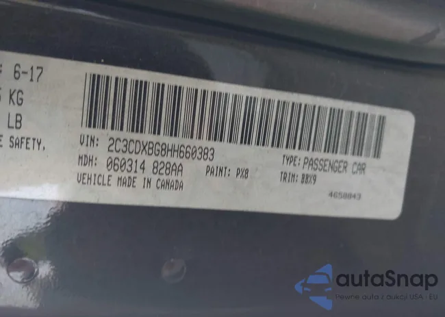 2C3CDXBG8HH660383: 42693552