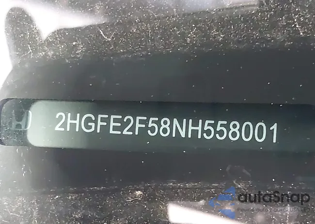 2HGFE2F58NH558001: 42693811