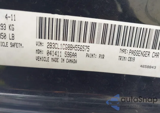 2B3CL1CG8BH556575: 42692961