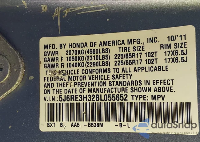 5J6RE3H32BL055652: 42693090