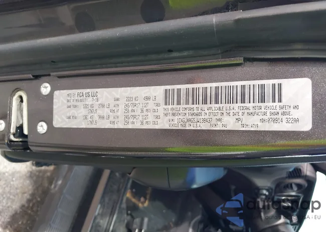 1C4GJXAG5JW138437: 42694278