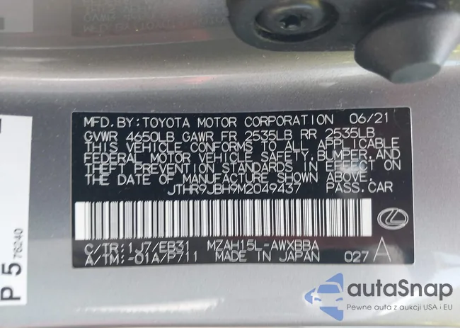 JTHR9JBH9M2049437: 42694536