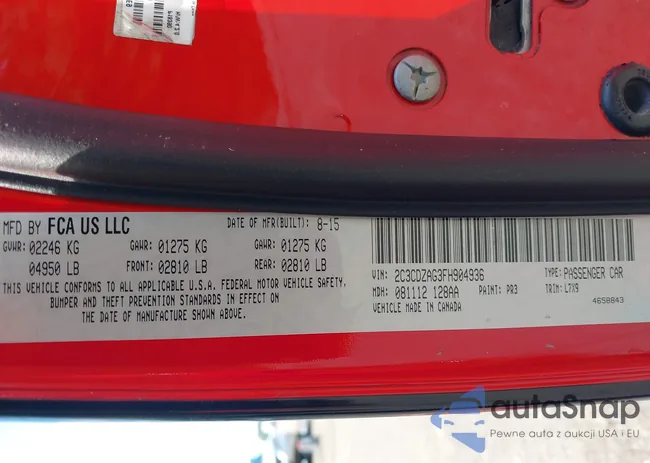 2C3CDZAG3FH904936: 42694610