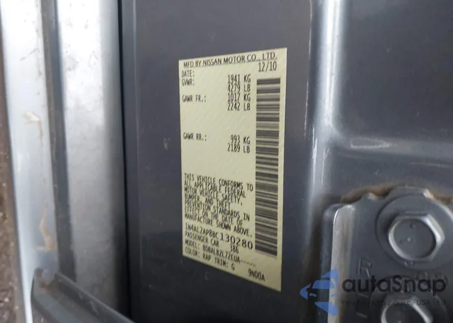 1N4AL2AP8BC130280: 42694746