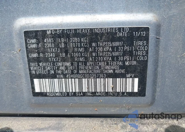 4S4BRBGC0D3257363: 42694778