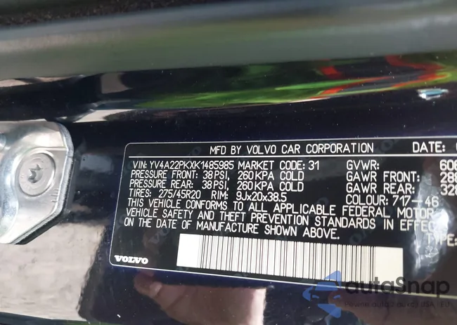 YV4A22PKXK1485985: 42694809