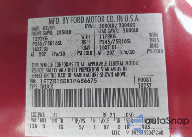 1FTZR15EX1PA86675: 42695717