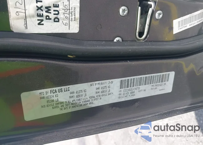 2C3CDXBG5LH140733: 42695154