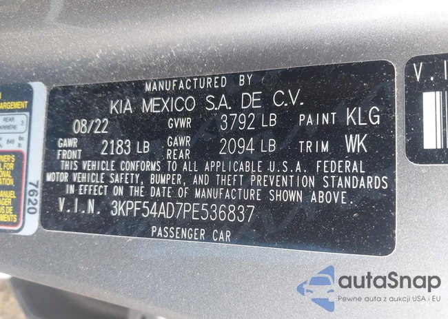 3KPF54AD7PE536837: 42696479