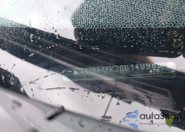 4T1BF1FK3CU140980: 42696501